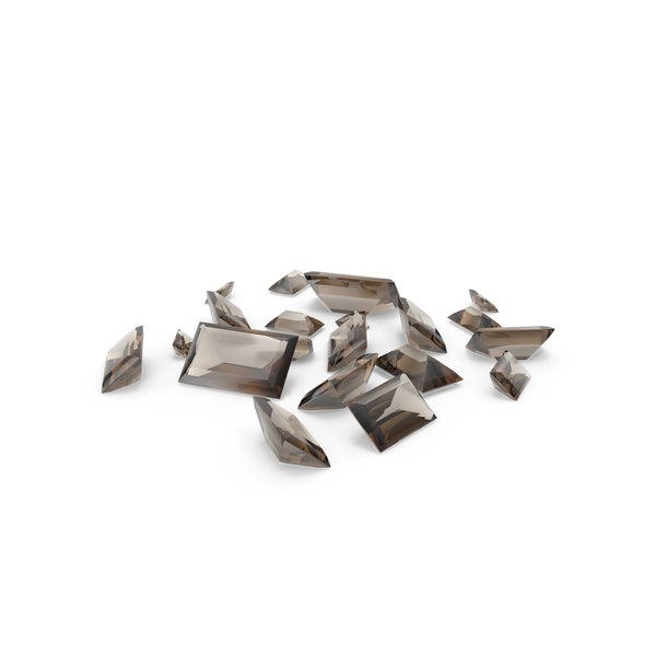 Gems: Baguette Cut Smokey Topazes PNG & PSD Images Gems: Baguette Cut Smokey Topazes PNG & PSD Images