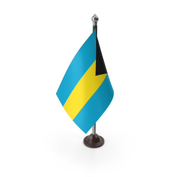 Bahamas Plastic Flag Stand PNG & PSD Images