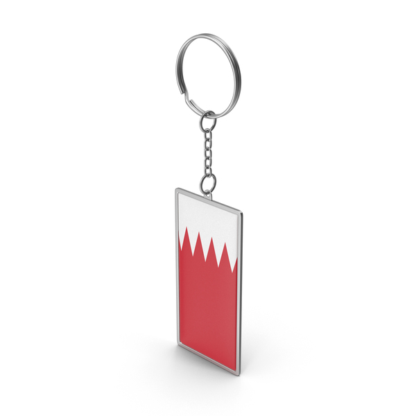 Bahrain Keychain Flag PNG & PSD Images