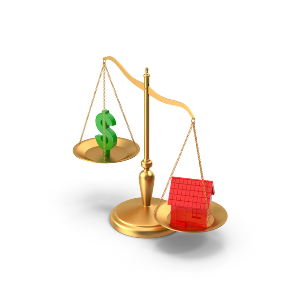 Scale: Balance Dollar House Metal PNG & PSD Images Scale: Balance Dollar House Metal PNG & PSD Images