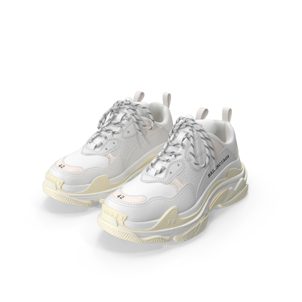 Balenciaga Triple S Sneaker White PNG Images & PSDs for Download ...
