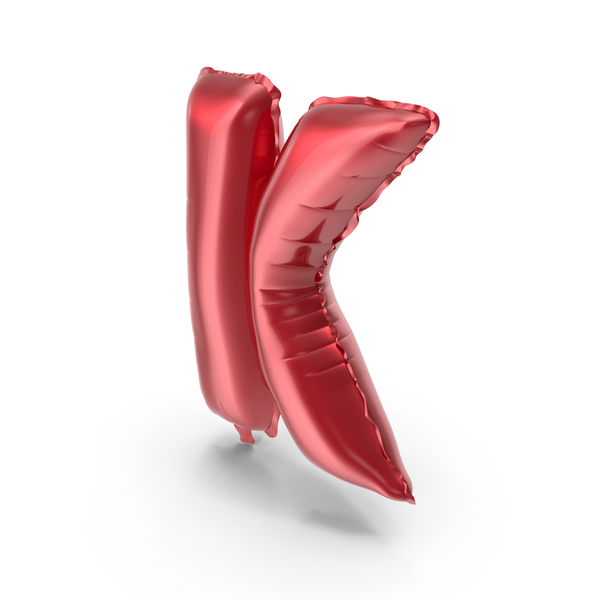 Roman Alphabet: Balloon Letter K Red PNG & PSD Images Roman Alphabet: Balloon Letter K Red PNG & PSD Images