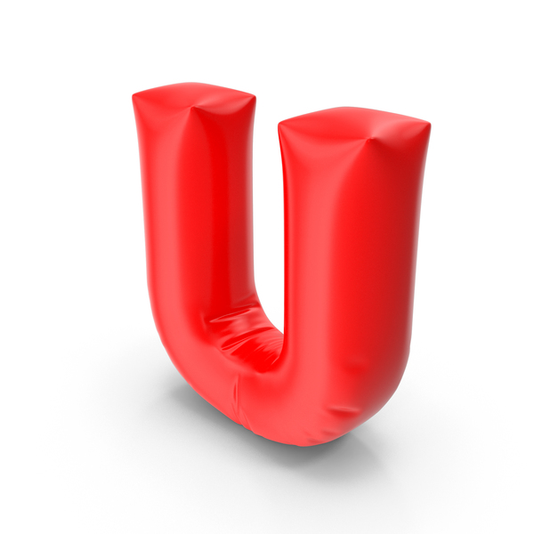 Balloons: Balloon Letter U PNG & PSD Images