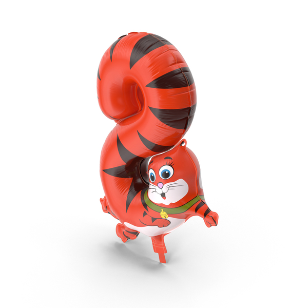 Animals: Balloon Number Eight PNG & PSD Images Animals: Balloon Number Eight PNG & PSD Images