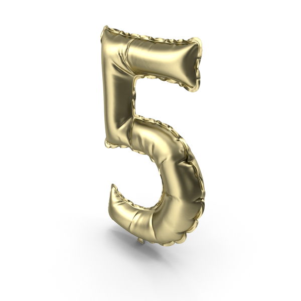 Balloons: Balloon Number Five PNG & PSD Images Balloons: Balloon Number Five PNG & PSD Images