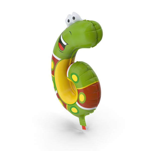 Animals: Balloon Number Six PNG & PSD Images Animals: Balloon Number Six PNG & PSD Images
