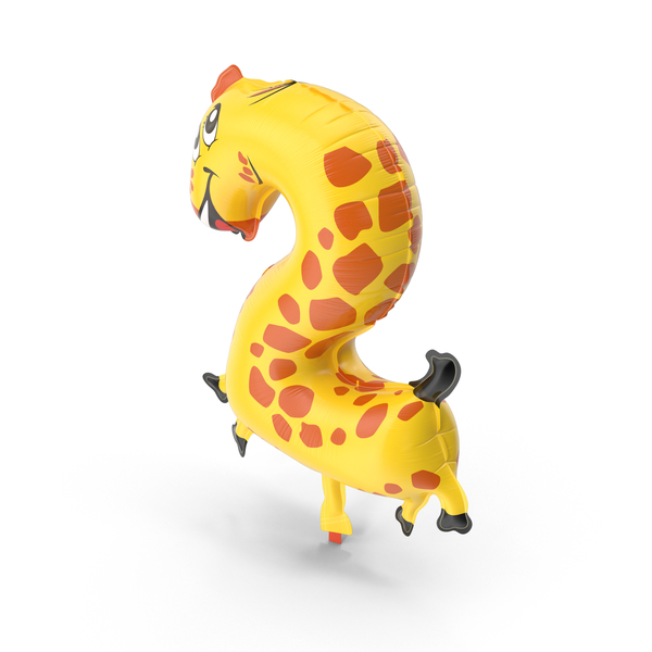 Animals: Balloon Number Two PNG & PSD Images Animals: Balloon Number Two PNG & PSD Images