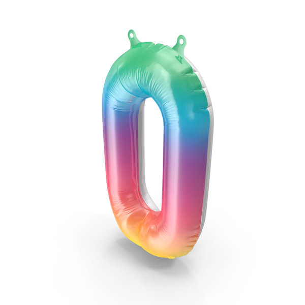 Number: Balloon Numbers 0 Rainbow PNG & PSD Images Number: Balloon Numbers 0 Rainbow PNG & PSD Images