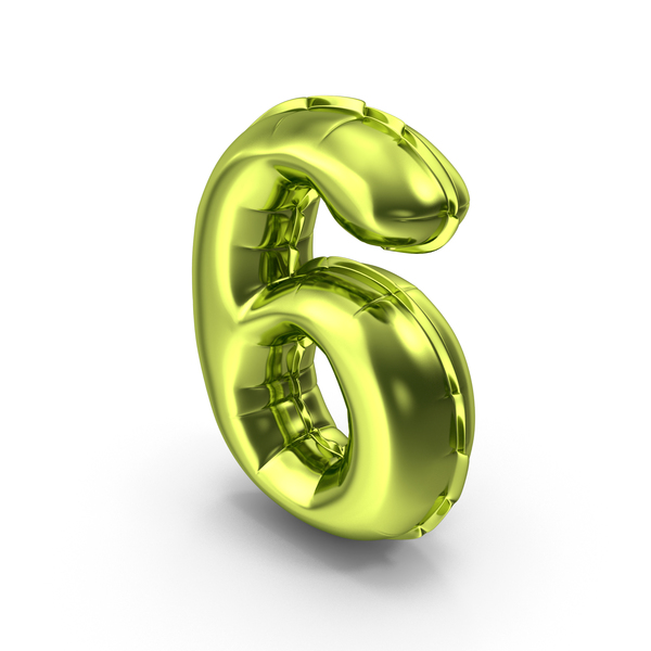 Balloons Number 6 PNG & PSD Images Balloons Number 6 PNG & PSD Images
