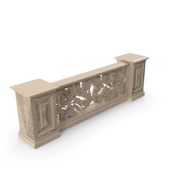 Balustrade: Baluster 017 PNG & PSD Images Balustrade: Baluster 017 PNG & PSD Images