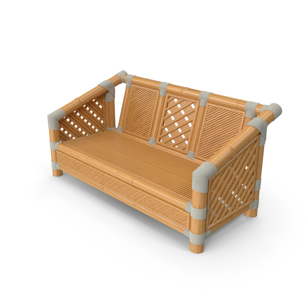 Bamboo Bench Wicker PNG & PSD Images Bamboo Bench Wicker PNG & PSD Images