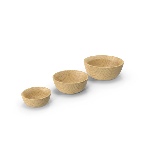 Bamboo Bowl Set PNG & PSD Images Bamboo Bowl Set PNG & PSD Images