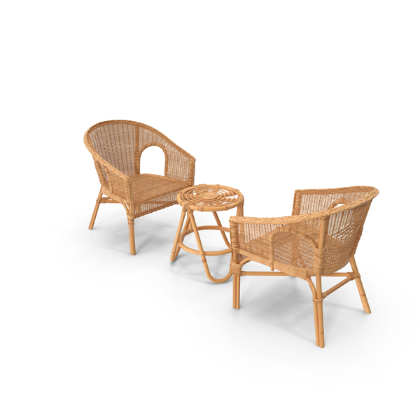Egg Chair: Bamboo Set PNG & PSD Images