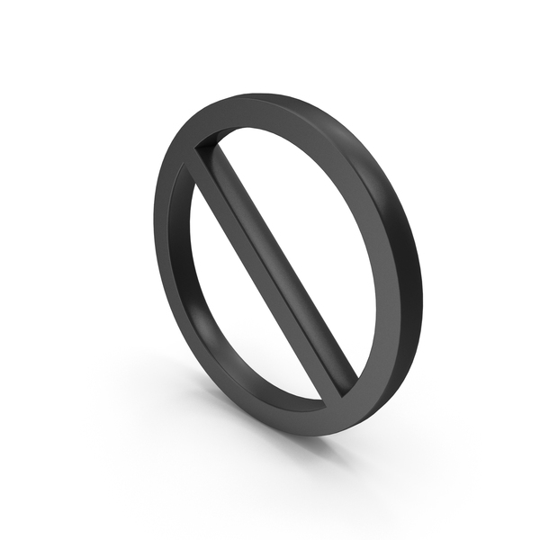 Ban No Entry Symbol Logo Icon Black PNG & PSD Images