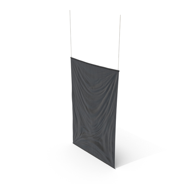 Banner In The Wind Vertical Black PNG & PSD Images Banner In The Wind Vertical Black PNG & PSD Images