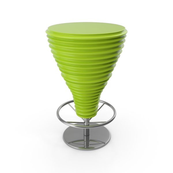 Bar Stool Lime Plastic PNG & PSD Images