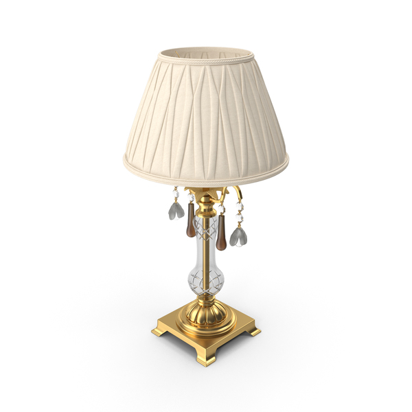 Baroque Glass Table Lamp PNG & PSD Images