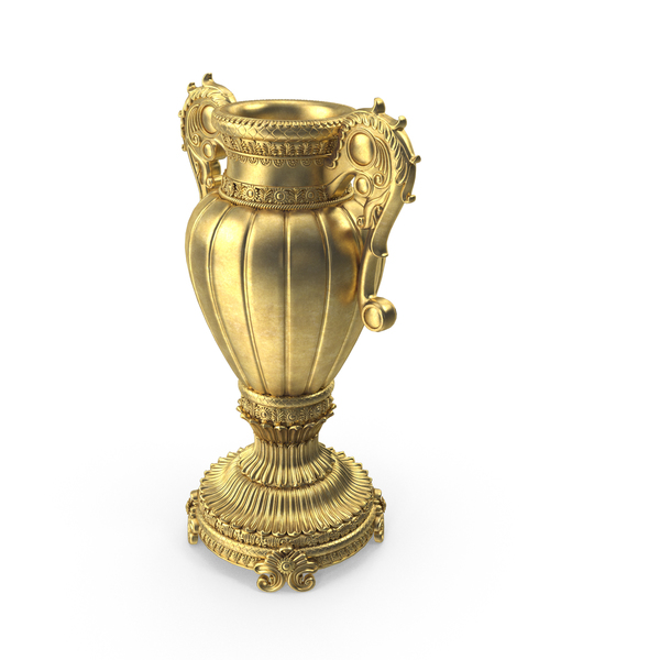 Baroque Golden Vase PNG & PSD Images
