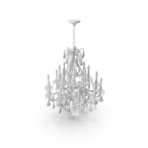 Baroque White Chandelier PNG & PSD Images Baroque White Chandelier PNG & PSD Images