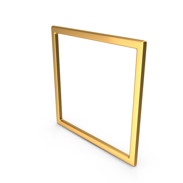 Gold Basic Outline Square Icon PNG Images & PSDs for Download ...