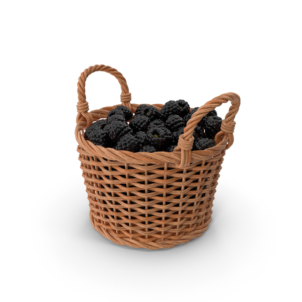 Blackberry: Basket Of Blackberries PNG & PSD Images