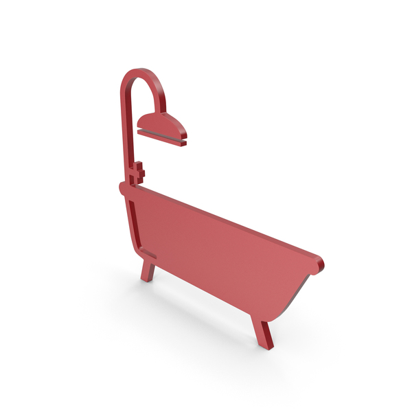 Bath: Bathtub Red Symbol PNG & PSD Images Bath: Bathtub Red Symbol PNG & PSD Images