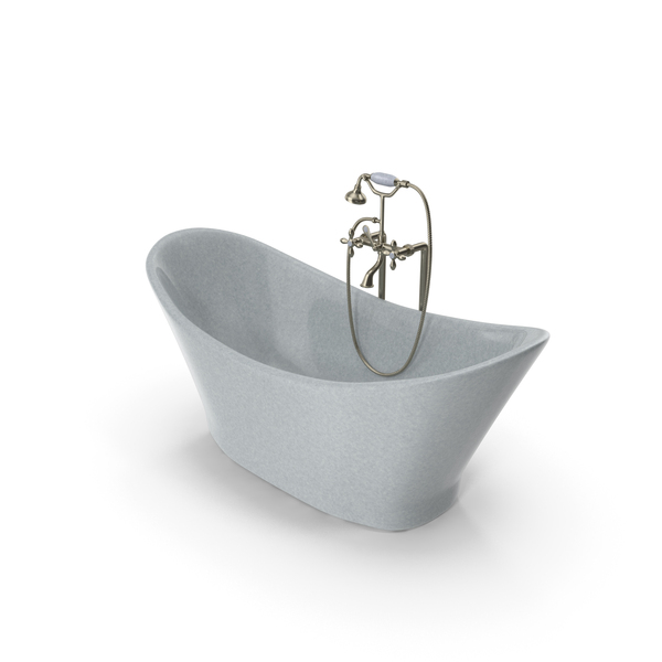 Bath: Bathtub With Standing Mixer Faucet PNG & PSD Images Bath: Bathtub With Standing Mixer Faucet PNG & PSD Images