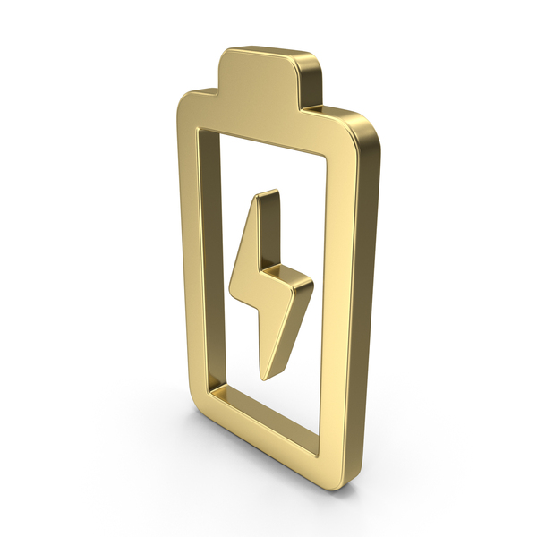 Battery Charging Symbol Gold PNG & PSD Images Battery Charging Symbol Gold PNG & PSD Images