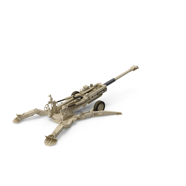 Battle Position Howitzer M777 155mm Desert PNG & PSD Images Battle Position Howitzer M777 155mm Desert PNG & PSD Images