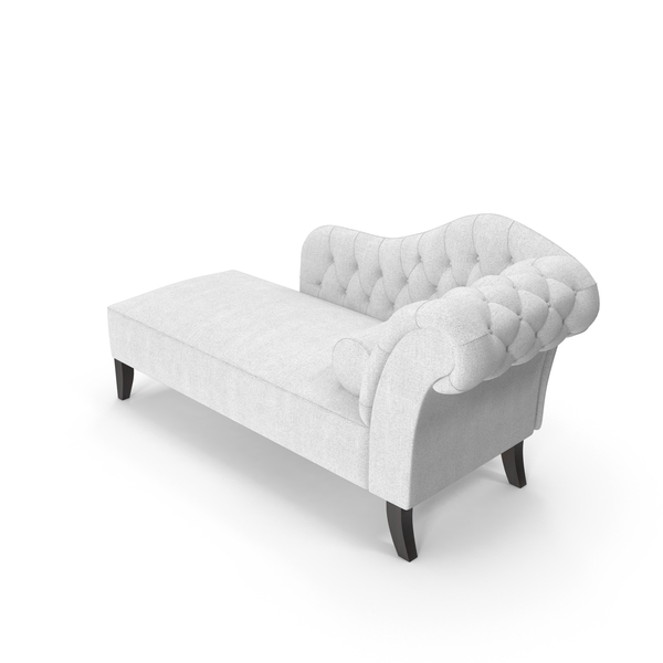 Baxton Studio Aphrodite Tufted Modern Chaise Lounge PNG & PSD Images