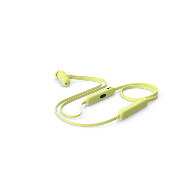 Headphones: Beats Flex Earphones Yuzu Yellow Folded PNG & PSD Images Headphones: Beats Flex Earphones Yuzu Yellow Folded PNG & PSD Images