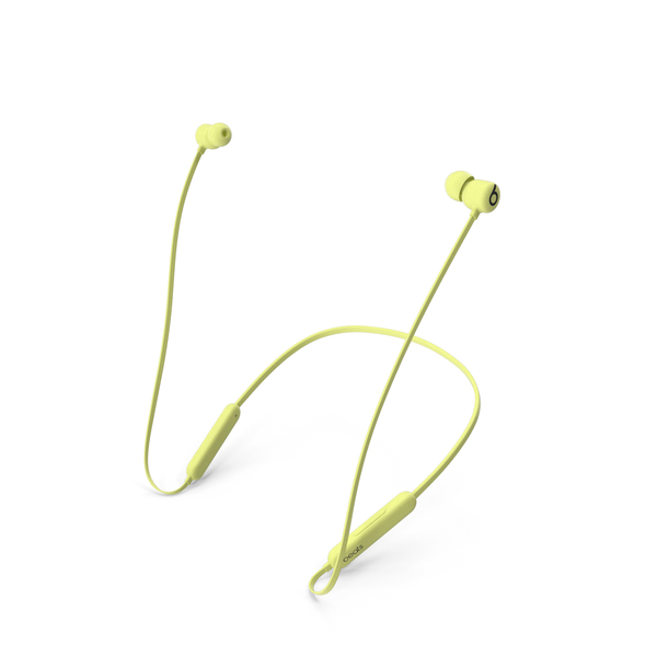 Beats Flex Wireless Earphones Yuzu Yellow PNG & PSD Images Beats Flex Wireless Earphones Yuzu Yellow PNG & PSD Images