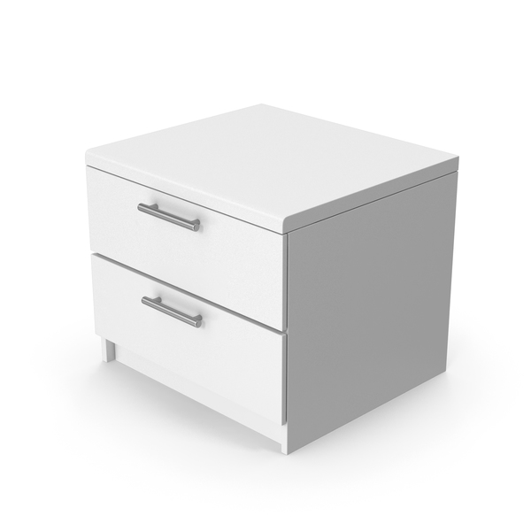 Night Stand: Bedroom Cabinet White PNG & PSD Images