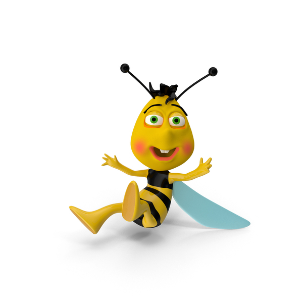 Cartoon: Bee Fly PNG & PSD Images Cartoon: Bee Fly PNG & PSD Images