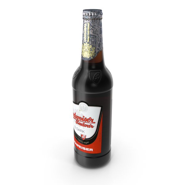 Beer Bottle Budweiser Budvar Dark 500ml PNG & PSD Images Beer Bottle Budweiser Budvar Dark 500ml PNG & PSD Images