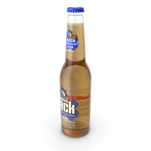 Beer Bottle Captain Jack With Rum 500ml PNG & PSD Images Beer Bottle Captain Jack With Rum 500ml PNG & PSD Images
