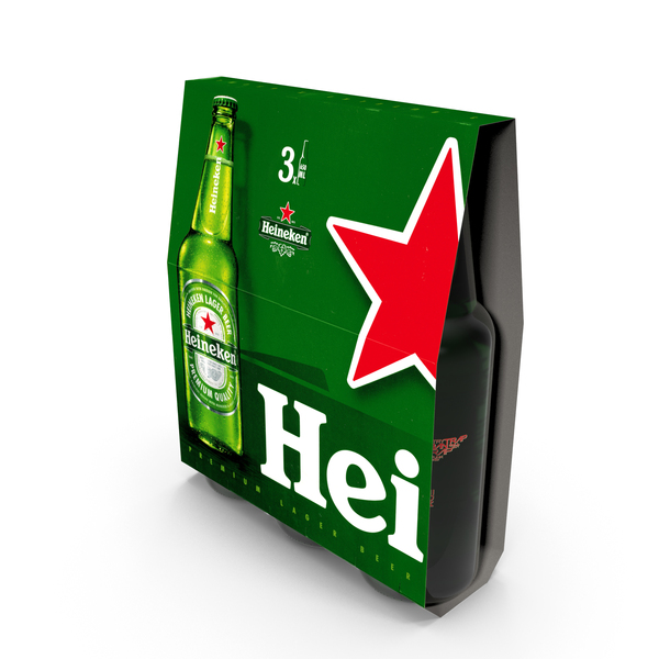 Beer Bottle Heineken Music Edition 650ml 3-pack PNG & PSD Images