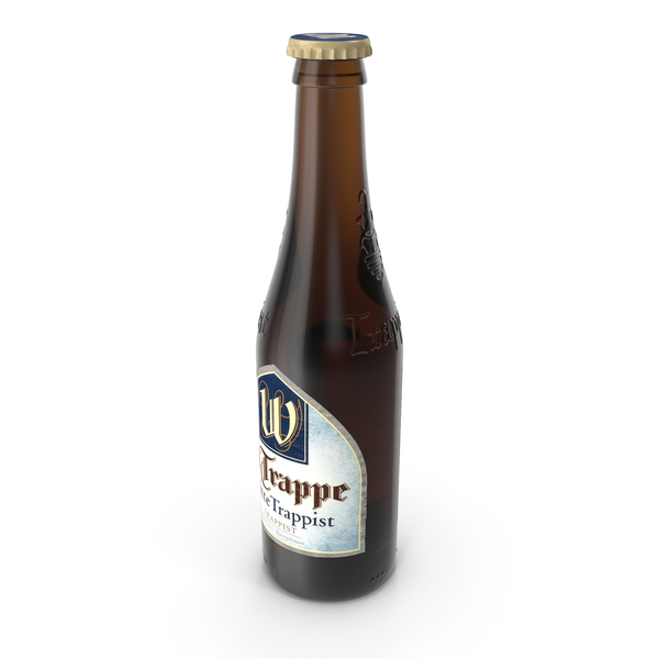 Beer Bottle La Trappe Trappist Witte 330ml PNG & PSD Images Beer Bottle La Trappe Trappist Witte 330ml PNG & PSD Images