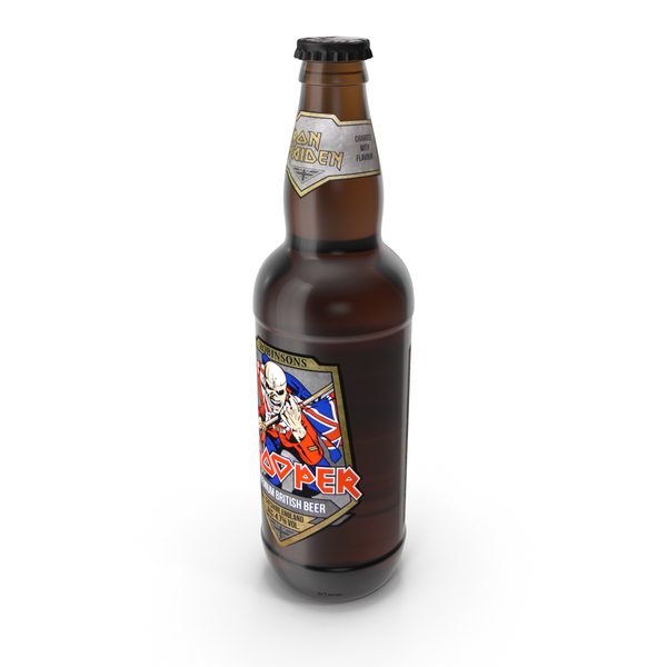 Beer Bottle Robinsons Iron Maiden Trooper 500ml PNG & PSD Images