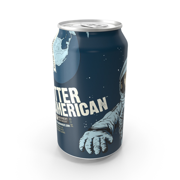 Beer Can 21st Amendment Bitter American 12fl oz PNG & PSD Images