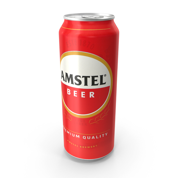Beer Can Amstel 500ml PNG & PSD Images