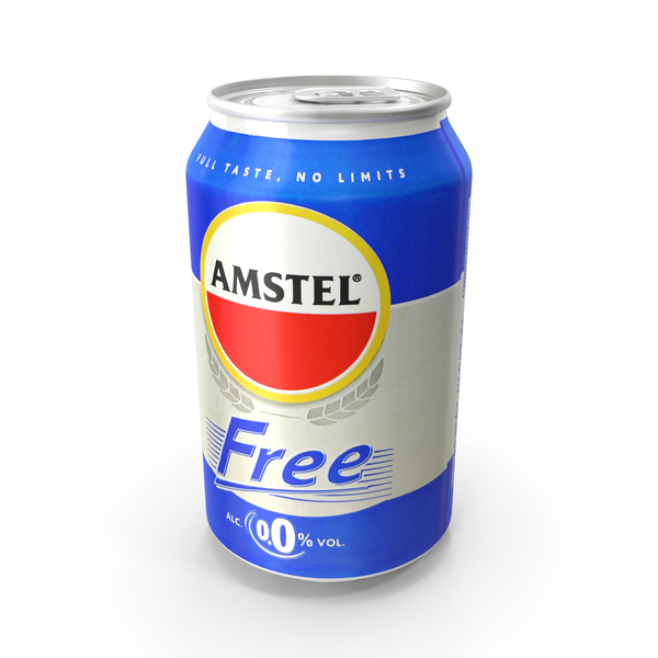 Beer Can Amstel Free 330ml PNG & PSD Images