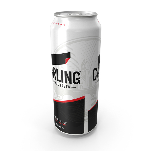 Beer Can Carling Lager 500ml PNG & PSD Images
