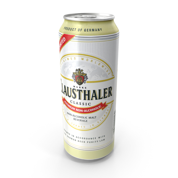 Beer Can Clausthaler 500ml PNG & PSD Images