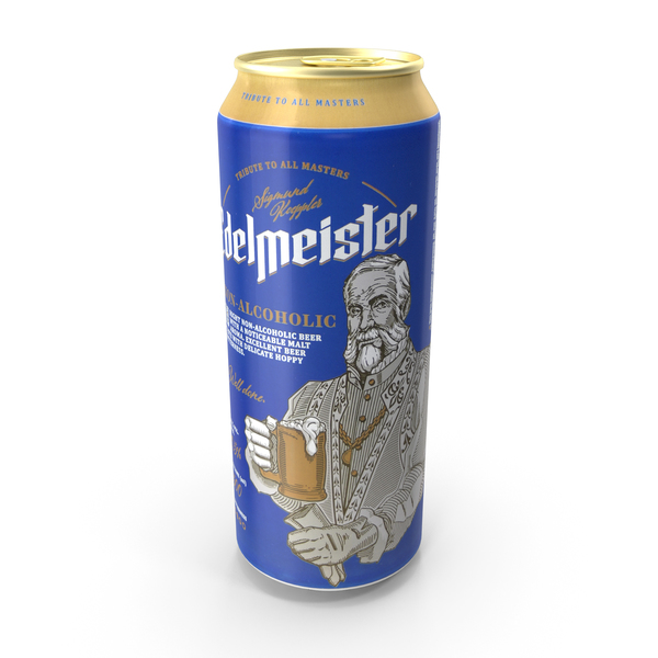 Beer Can Edelmeister Non Alcoholic 500ml PNG & PSD Images Beer Can Edelmeister Non Alcoholic 500ml PNG & PSD Images