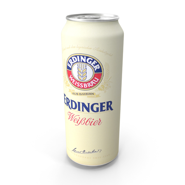 Beer Can Erdinger Weisbier 500ml PNG & PSD Images