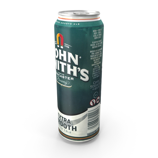 Beer Can John Smiths Extra Smooth 500ml 2018 PNG & PSD Images