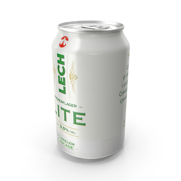 Beer Can Lech Lite 330ml PNG & PSD Images