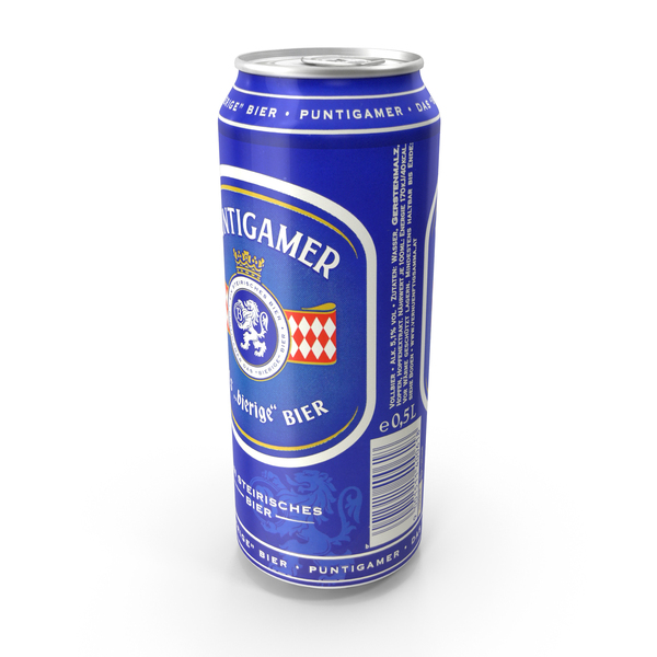 Beer Can Puntigamer 500ml PNG & PSD Images