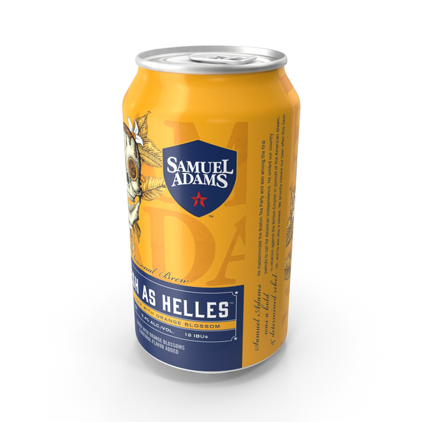 Beer Can Samuel Adams Fresh as Helles 12fl oz PNG & PSD Images Beer Can Samuel Adams Fresh as Helles 12fl oz PNG & PSD Images